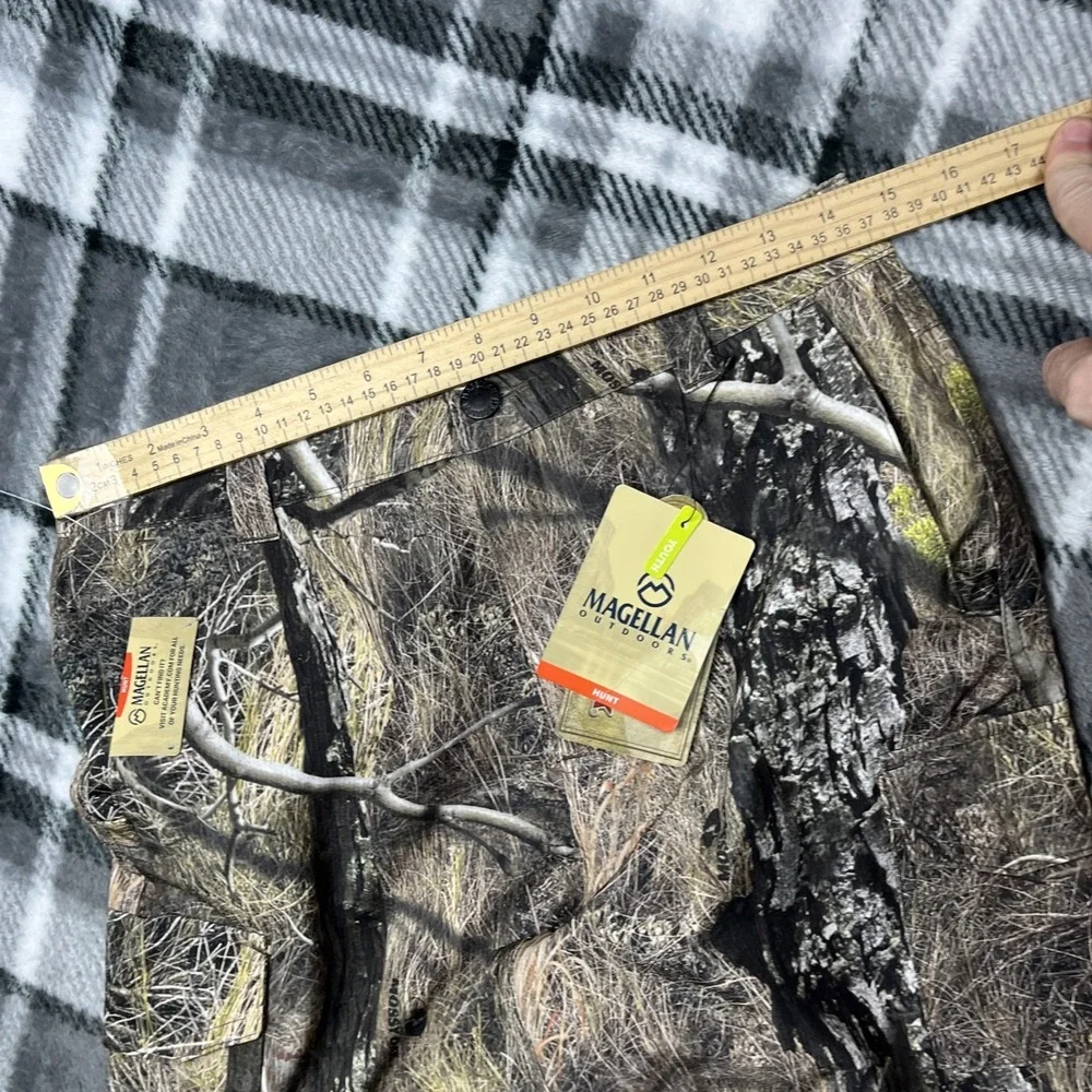 Magellan Convertible Zip Off Pant Youth L 29X29 Mossy Oak Brush Camo‎ Cargo NWT